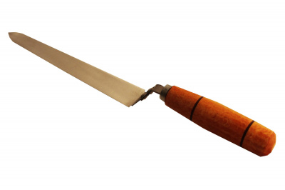 Нож пчеловодный "трапеция" 180 мм из нержавеющей стали