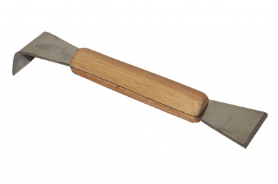 Стамеска 200 мм. нержавеющая сталь деревянная ручка